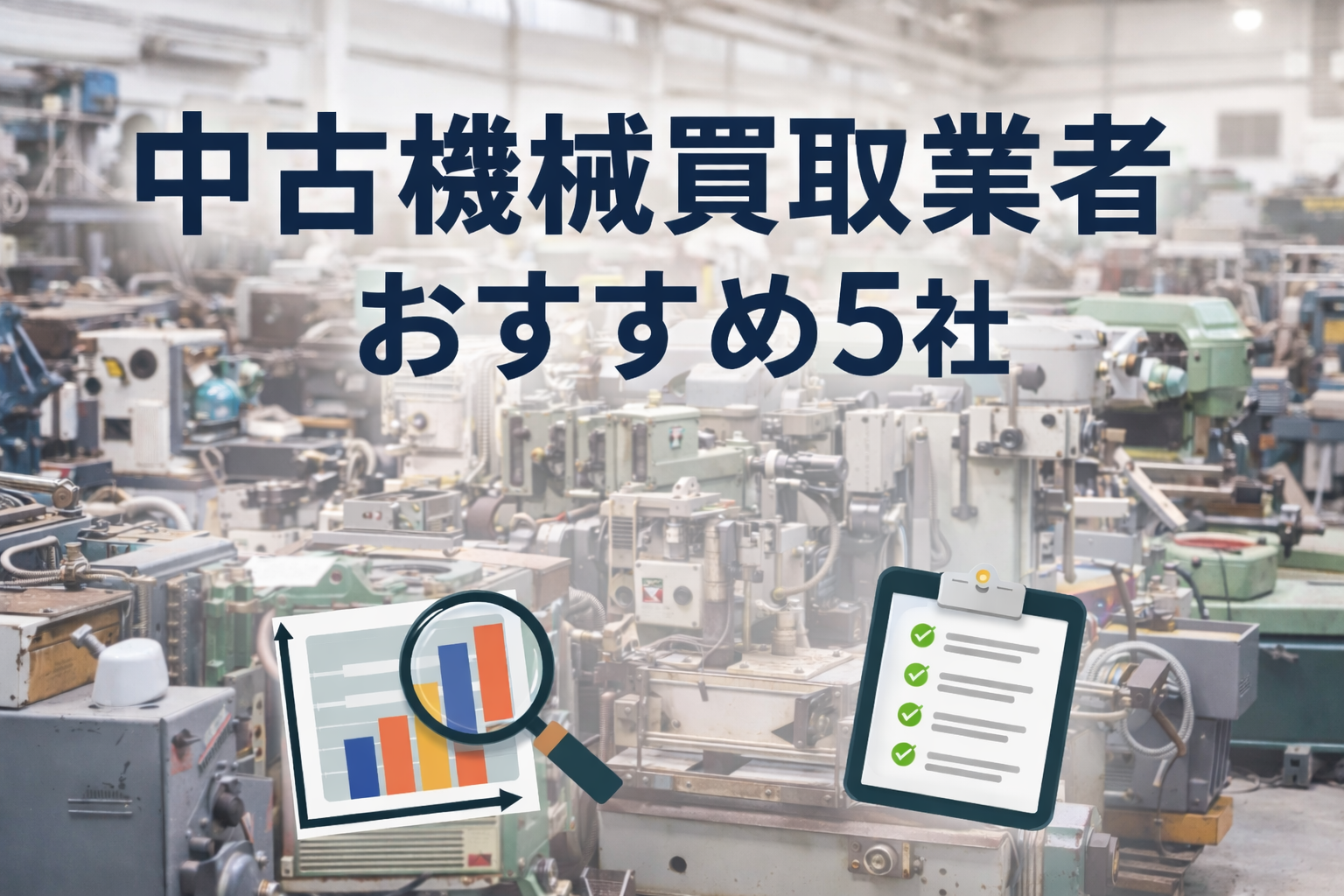 中古機械買取業者　おすすめ