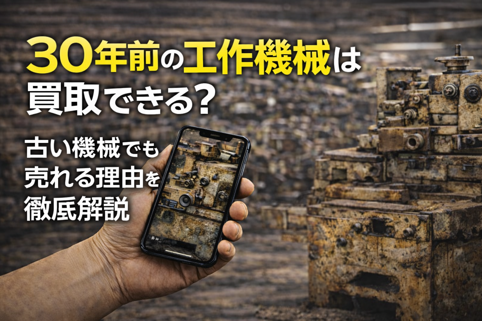 ３０年以上前の機械　買取