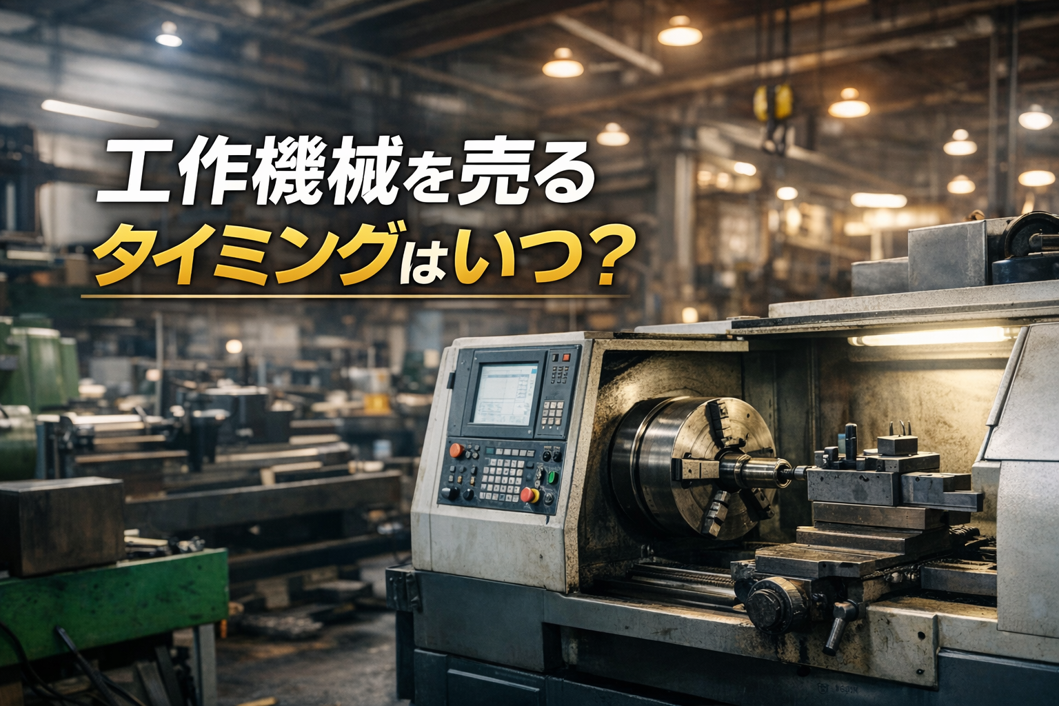 NC旋盤の高価買取｜中古NC旋盤を全国対応で無料査定｜機械買取センター