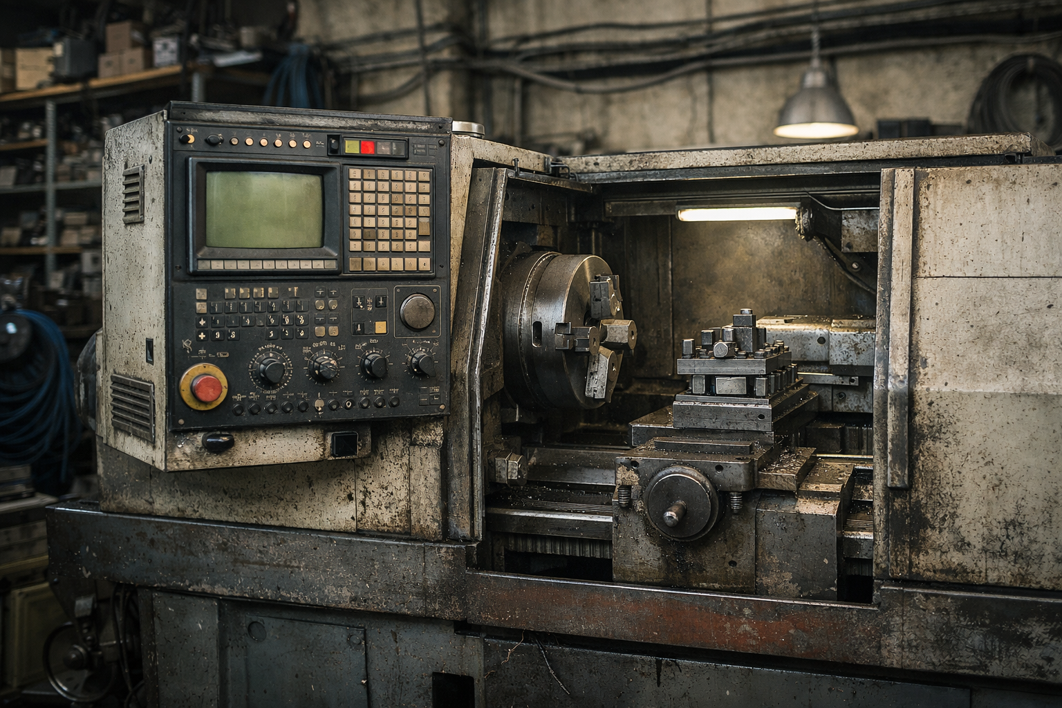 古いNC旋盤