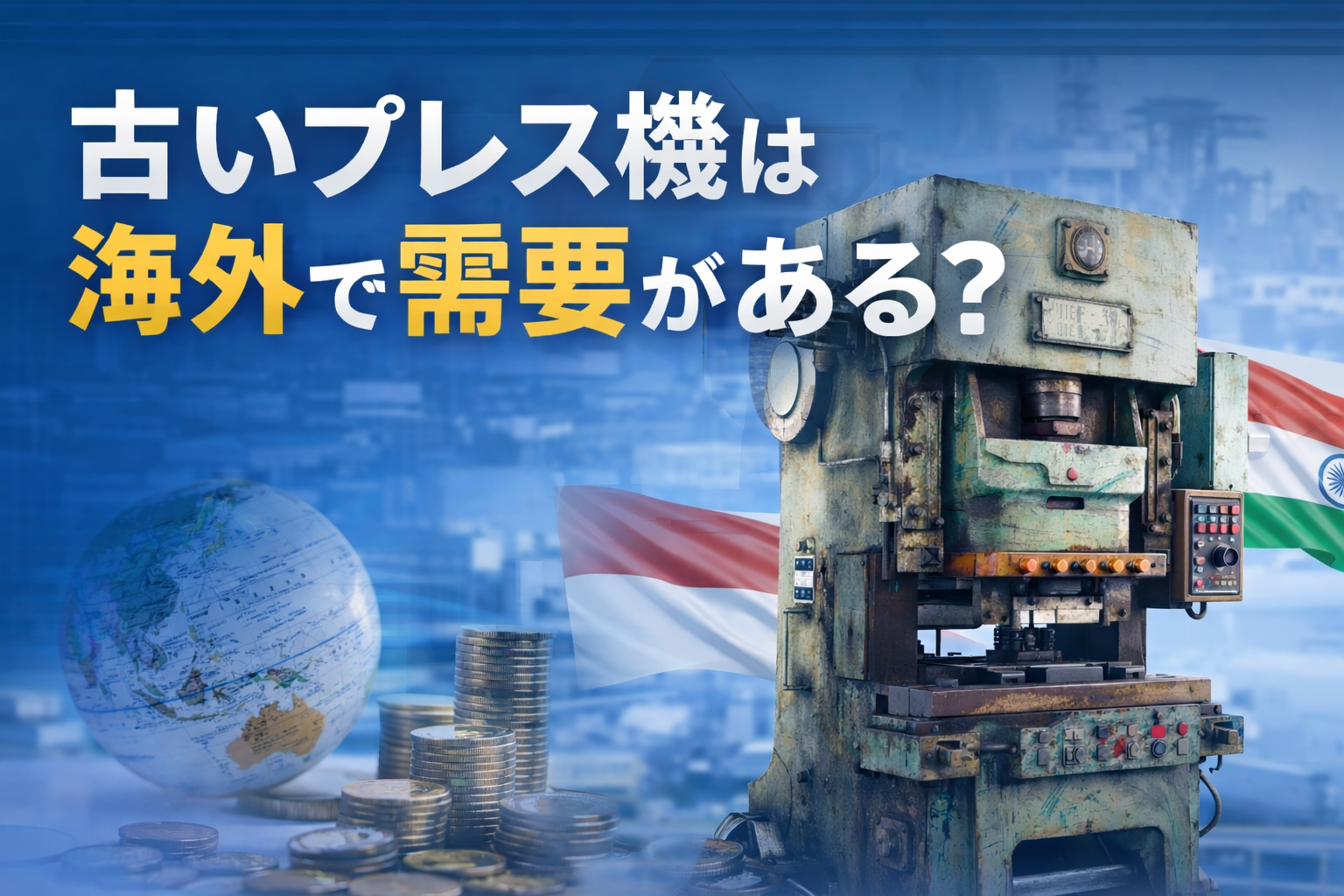 古いプレス機 需要