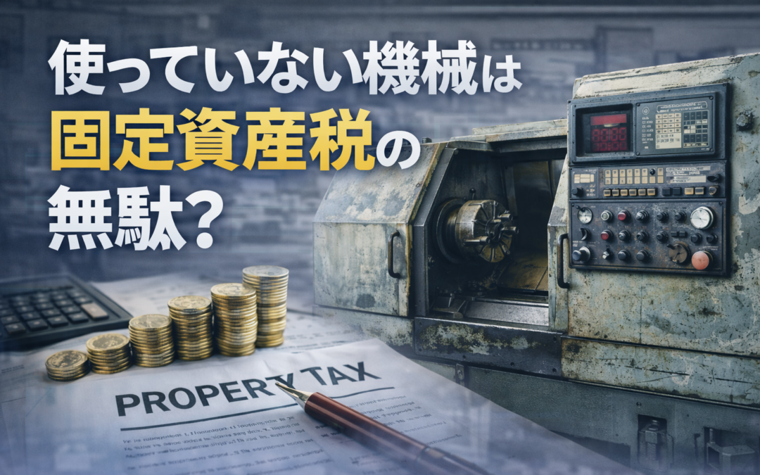 使っていない機械は固定資産税の無駄？遊休設備が会社の利益を圧迫する理由