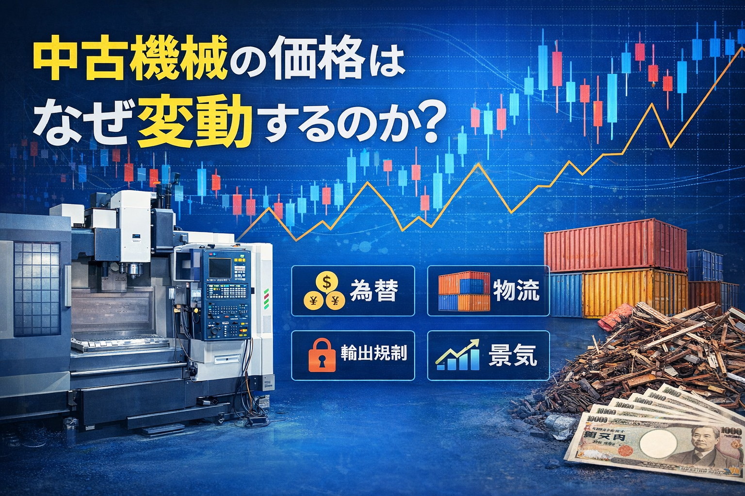 中古機械 価格 変動