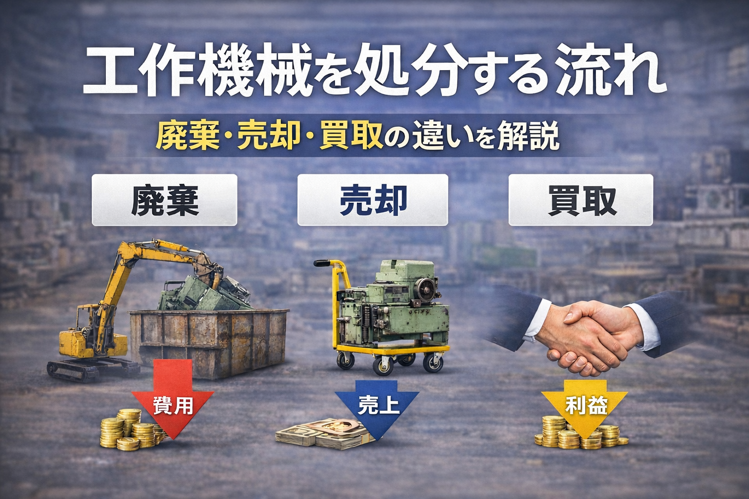 工作機械 処分