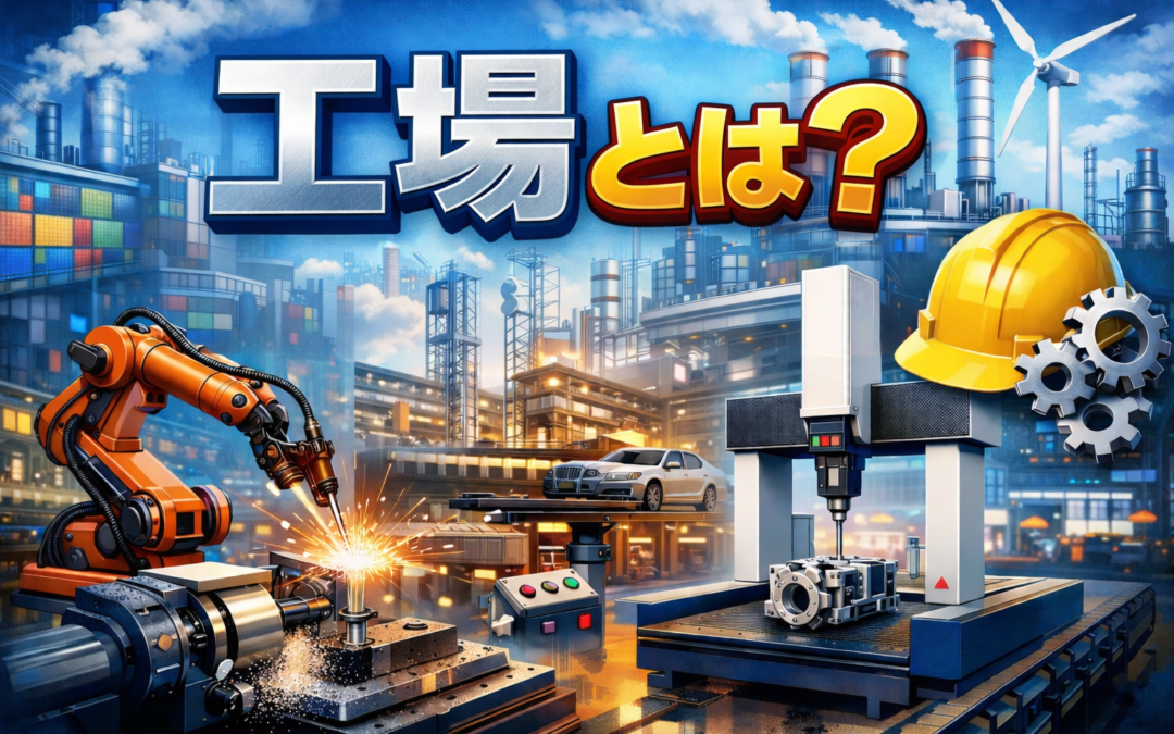 工場とは？役割・種類・設備をわかりやすく解説