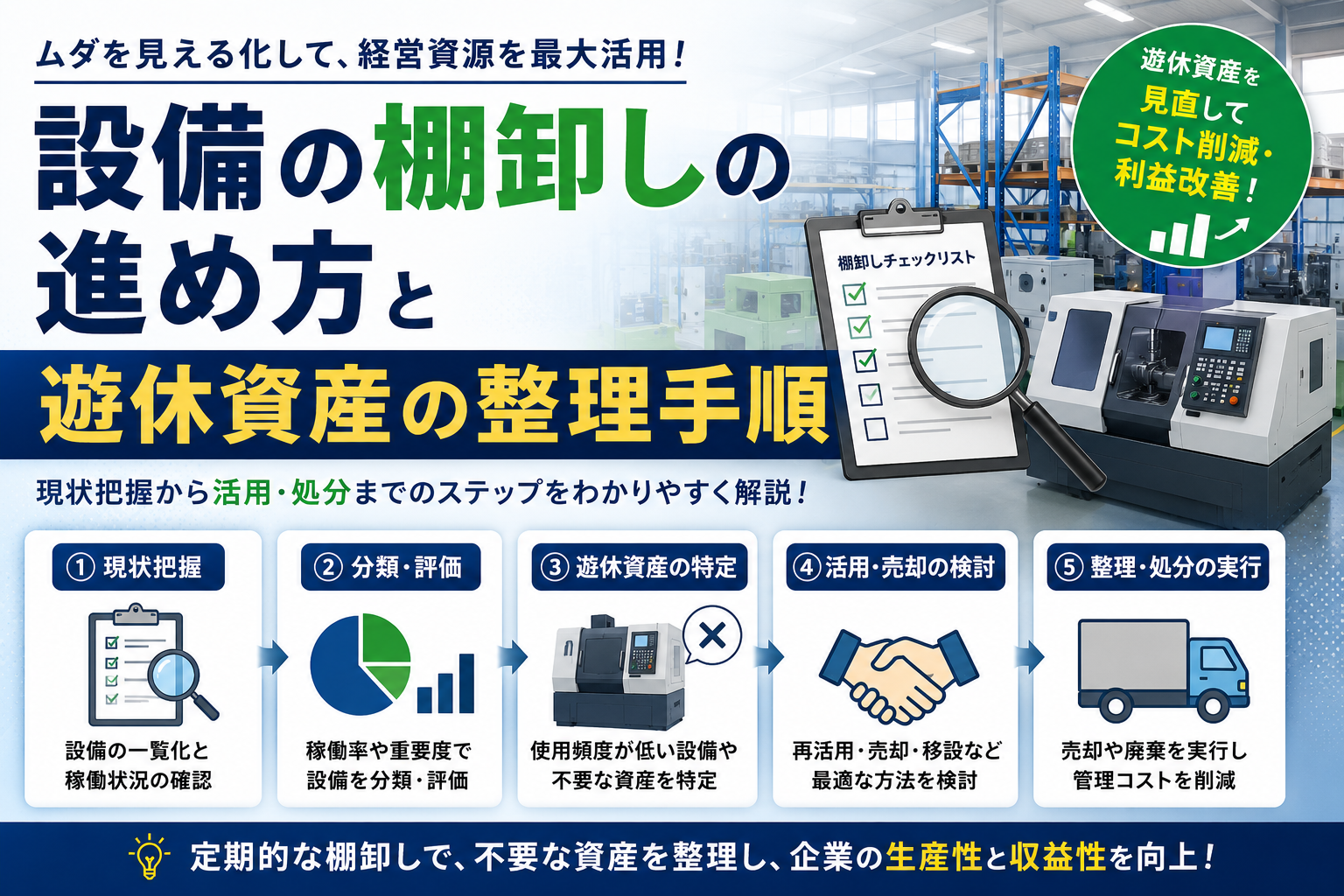 設備の棚卸し