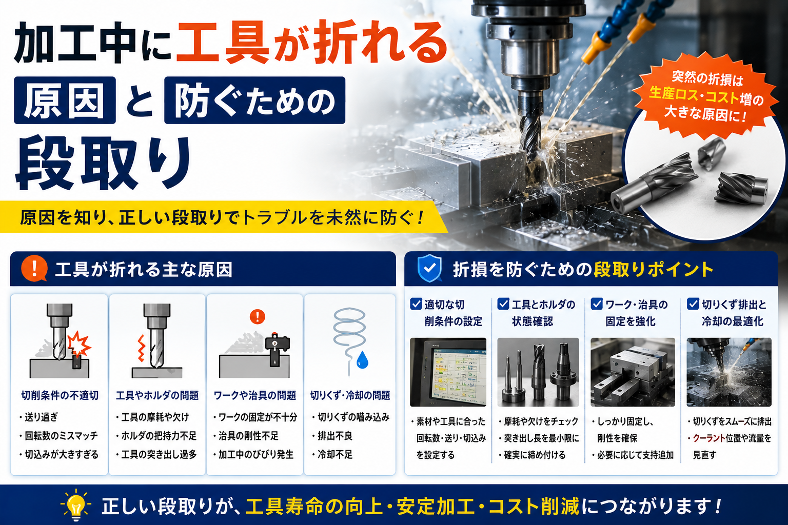 工具 折れる原因