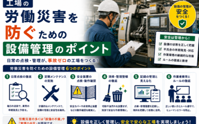 工場の労働災害を防ぐための設備管理のポイント