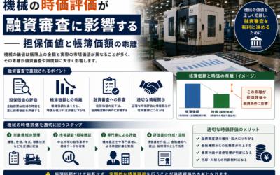 機械の時価評価が融資審査に影響する——担保価値と帳簿価額の乖離