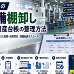 工場の設備棚卸し・固定資産台帳整理方法 インフォグラフィック