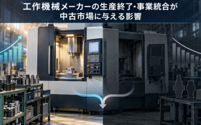 工作機械メーカーの生産終了・事業統合が中古市場に与える影響