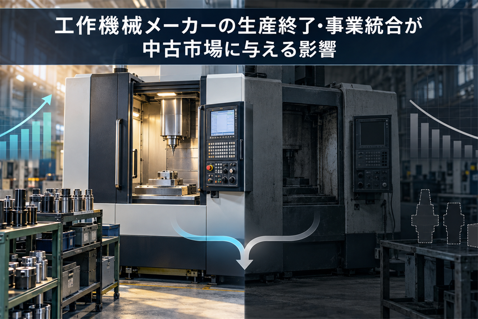 manufacturer-discontinuation-eyecatch-v2 工作機械メーカーの生産終了・事業統合が中古市場に与える影響